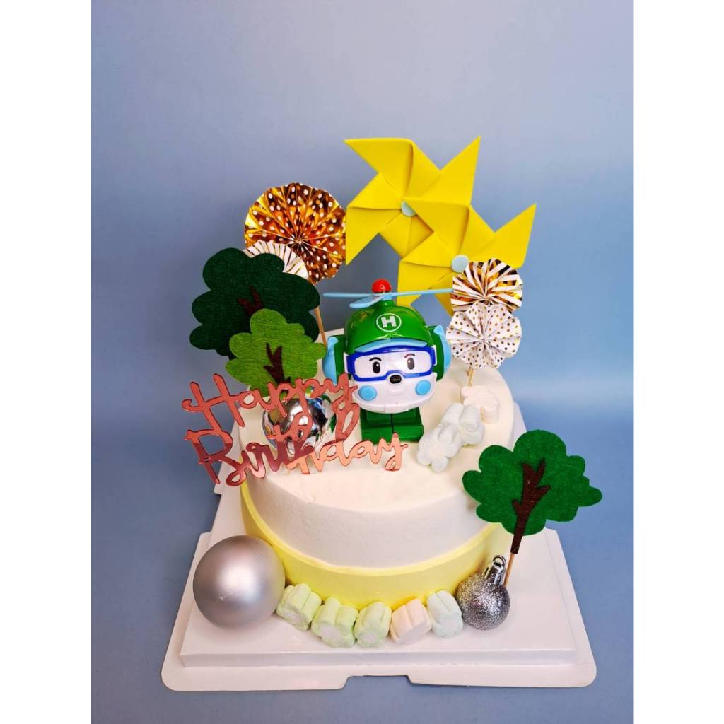 Tower Lucky塔吉｜赫利蛋糕 波力蛋糕 安寶蛋糕 羅伊蛋糕 生日蛋糕 造型蛋糕 幼稚園蛋糕 幼兒園生日 救援小隊