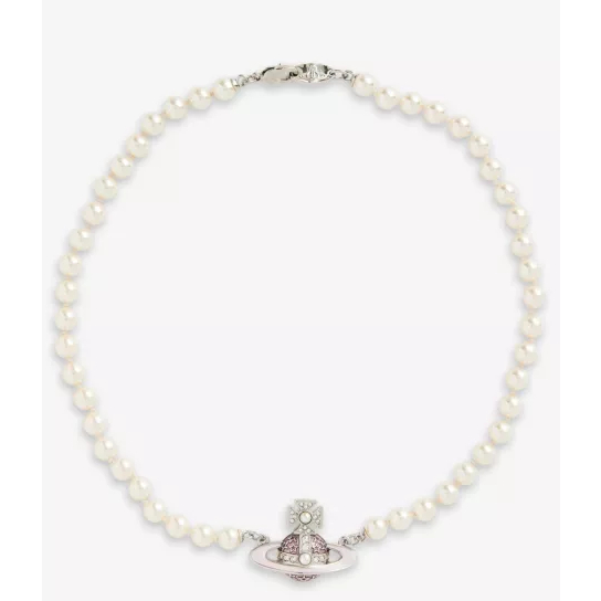 【英國預購】Vivienne Westwood 珍珠項鍊/手鍊 歐洲獨家 玫瑰粉 情人節限定 西太后 土星