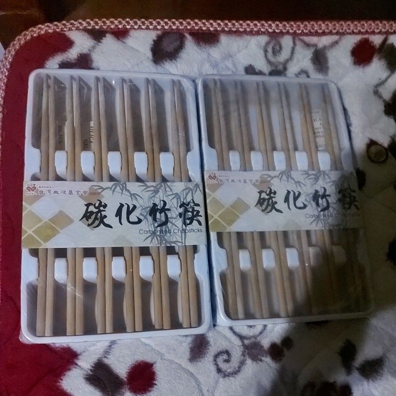 碳化竹筷 2組 1組6入