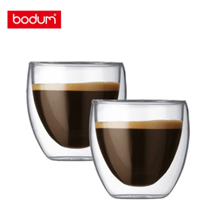【免運-台灣現貨】【丹麥bodum】pavina 雙層玻璃杯兩件組 450cc-2入｜咖啡杯 水杯 最高可耐176度C