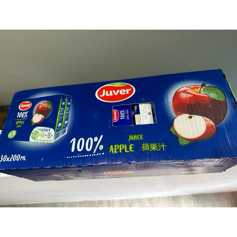 [有效期限20250805]Juver 蘋果汁 200毫升 X 30入Costco好市多#105918