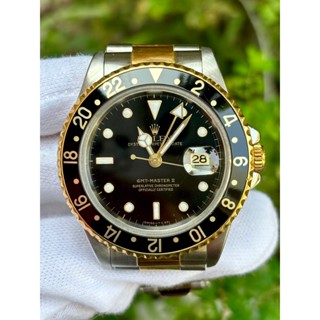 勞力士 ROLEX 型號16713 半金GMT 錶徑40mm 動力3185 S字頭 1993年