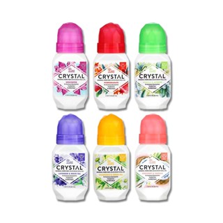 美國 CRYSTAL 身體除臭劑 無香粉 66ml 滾珠型 礦物鹽 液體除臭劑 體香膏 除臭劑 香氛 香水