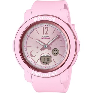 CASIO 卡西歐 BABY-G 星光系列女錶-浪漫粉色 BGA-290DS-4A