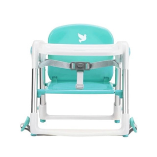 APRAMO FLIPPA摺疊式兒童餐椅-湖水綠【贈椅墊、收納袋】 外出餐椅 攜帶式餐椅