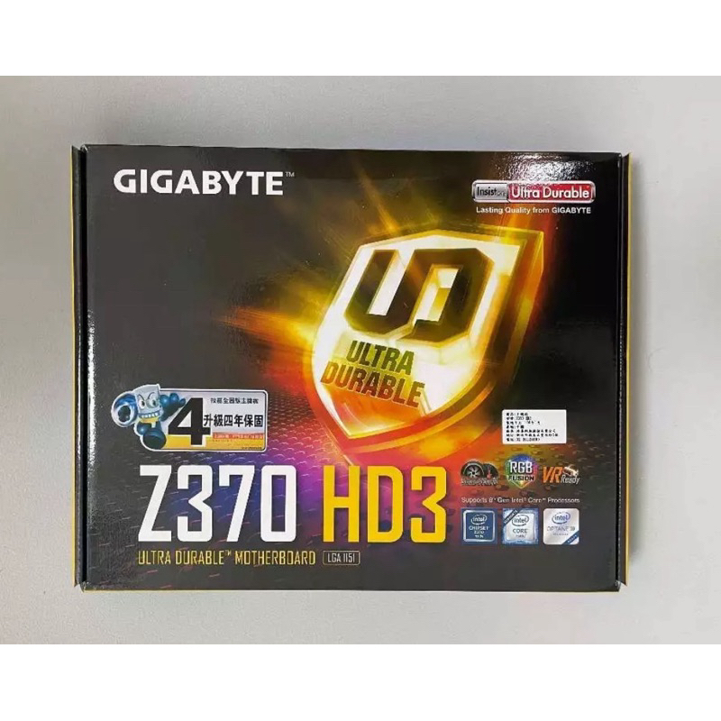 二手良品｜技嘉GIGABYTE主機板Z370 HD3｜LGA1151腳位