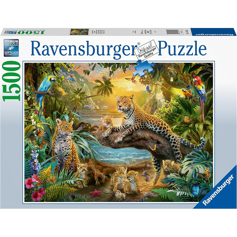 德國Ravensburger 維寶拼圖 叢林裡的花豹(1500P) RV17435