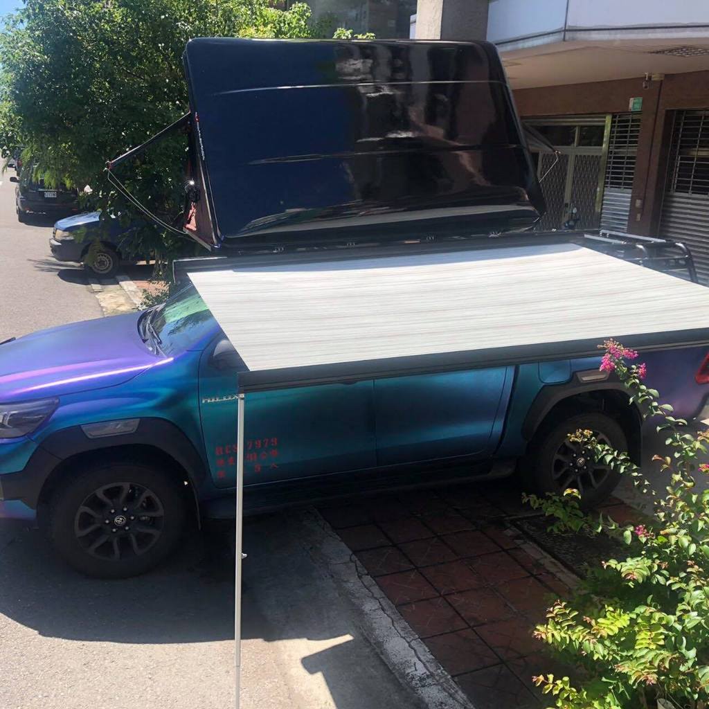 【UNRV綠大露營】車邊帳 FIAMMA F45S 260 TOYOTA Hilux 露營 遮陽棚 三邊圍布 車泊 車露