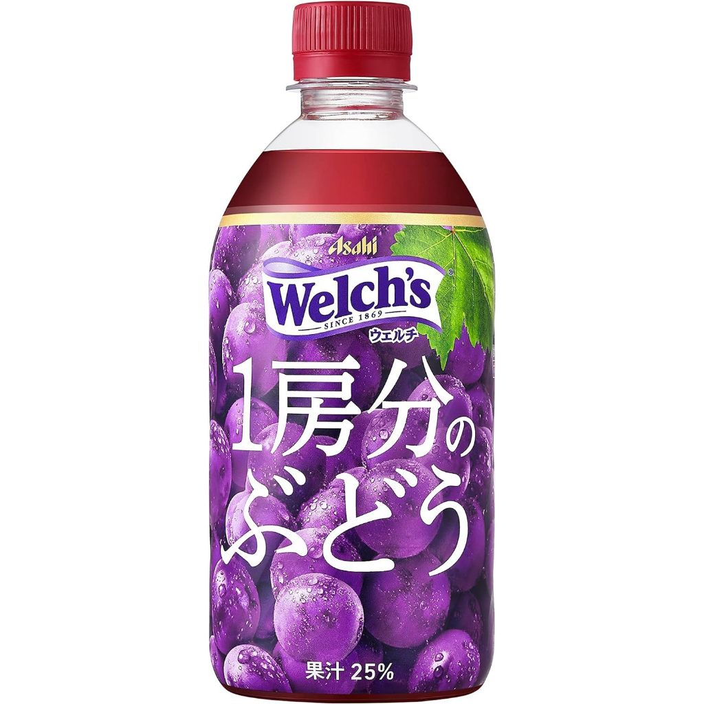 #悠西將# 日本 朝日 Asahi 整串葡萄 果汁飲 葡萄風味 果汁 即飲 葡萄汁