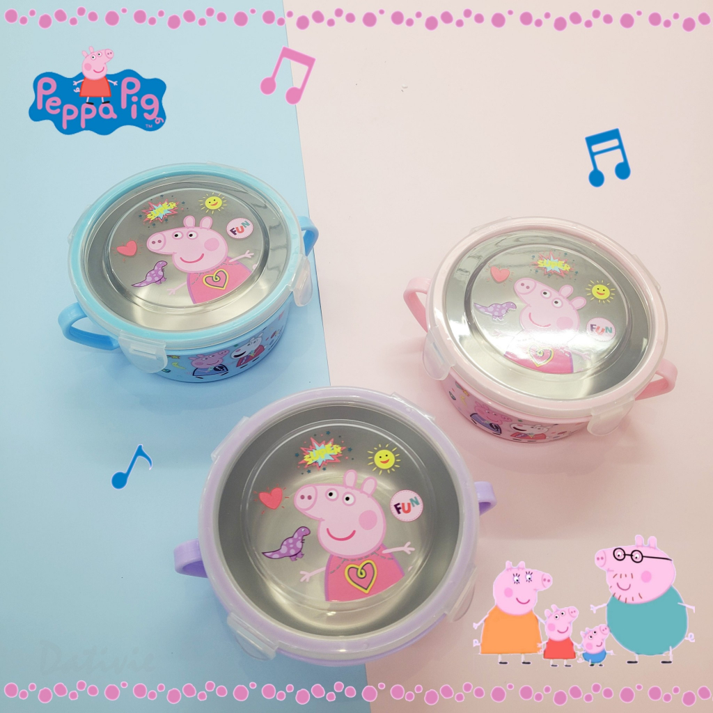 雙耳隔熱餐碗-佩佩豬PEPPA PIG正版授權