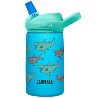 CamelBak 350ml eddy+ kids兒童吸管不鏽鋼保溫瓶(保冰)鯊魚學校