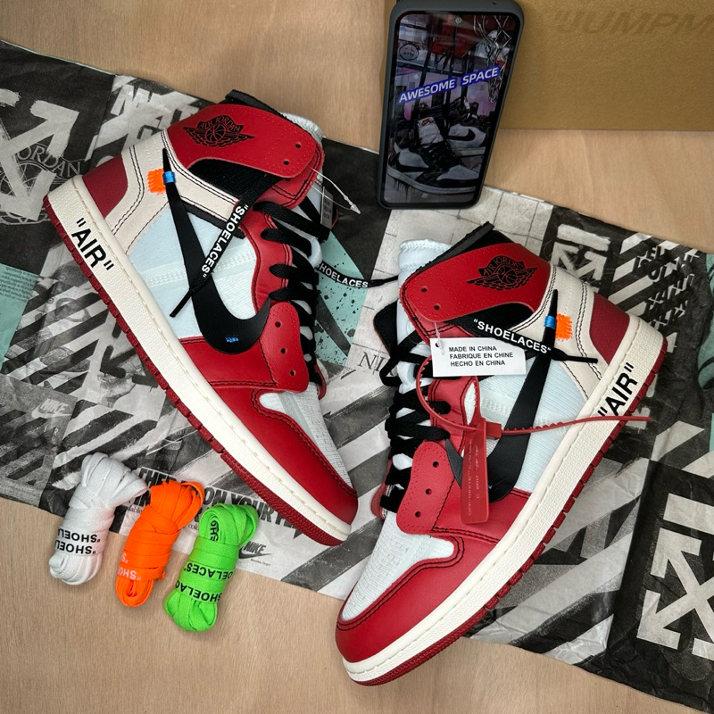 現貨US11 Air Jordan 1 High OG X Off White Chicago AJ1 OW芝加哥