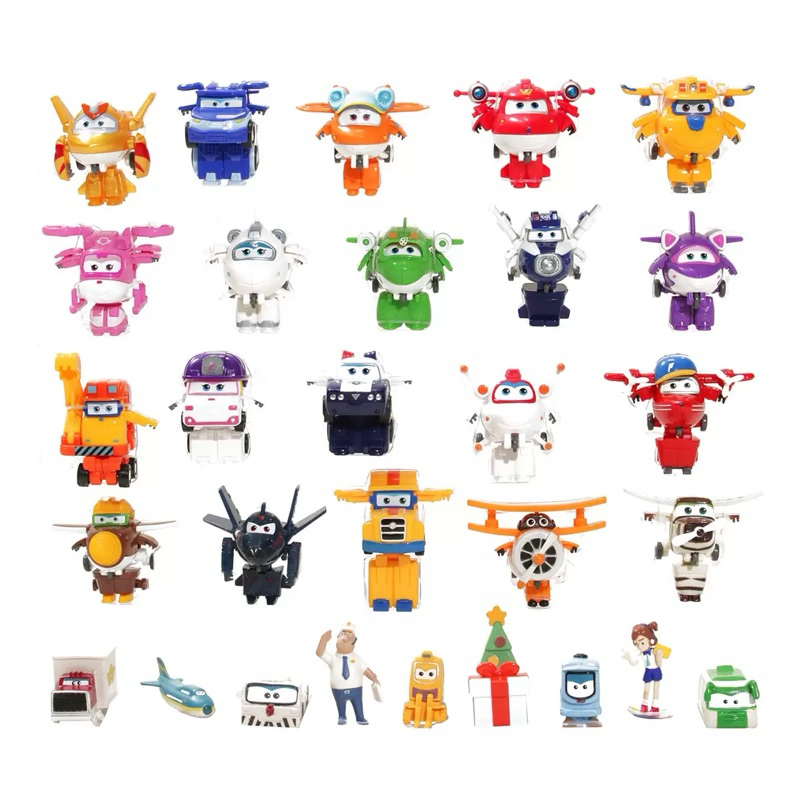 🤖💙🩵Super Wings 迷你變形機器人 30入組🩵💙🤖🐶小狗窩給孩子最可愛的玩具🐶