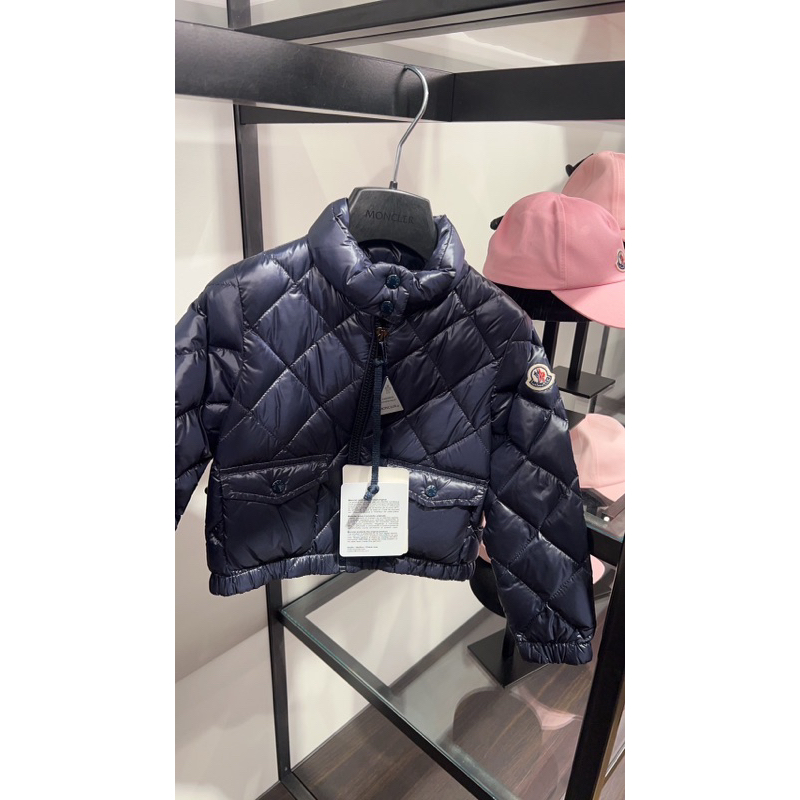 moncler 正品現貨童裝特價 4歲羽絨外套深藍