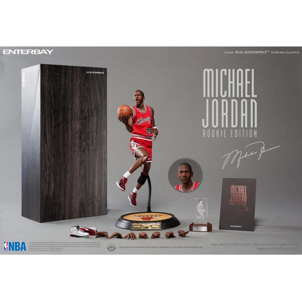 全新 Enterbay NBA Michael Jordan Rookies 限量版 1/6