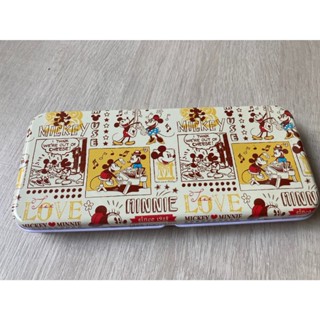 迪士尼 米老鼠 鉛筆盒 米奇 米妮 鐵製 雙層 全新 Disney Mickey Mouse Pencil Case