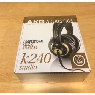 AKG K240 Studio 耳罩式監聽耳機 二手未開封