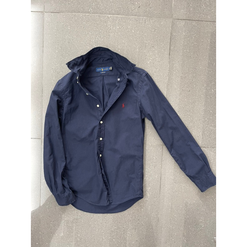 Polo Ralph Lauren classic fit 男版襯衫 XS 海軍藍
