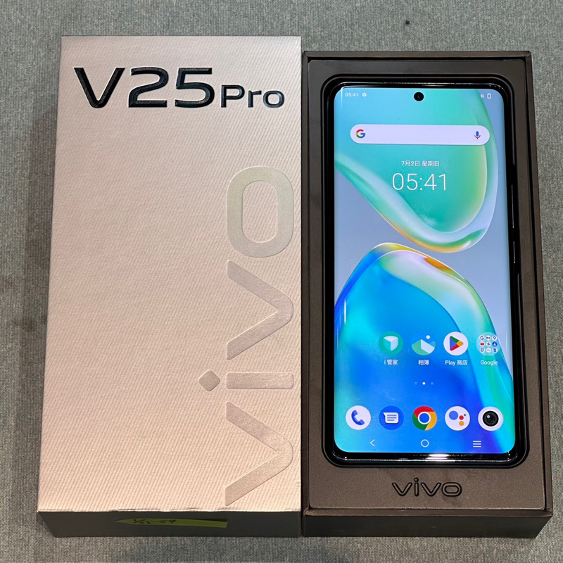 vivo V25 Pro 5G 256G 藍 功能正常 二手 6.56吋 v2158 v25pro 雙卡雙待 台中