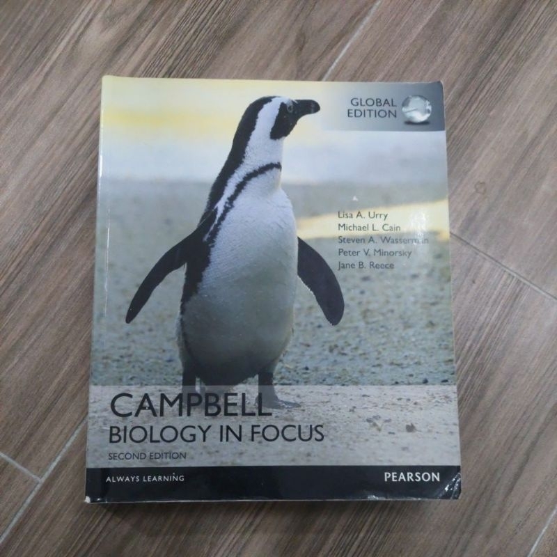 Campbell biology in  focus second edition 企鵝封面 普通生物學 藥學系用書