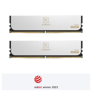 十銓 TEAM 記憶體 T-CREATE EXPERT DDR5-6400 16GX2 白色 CL32