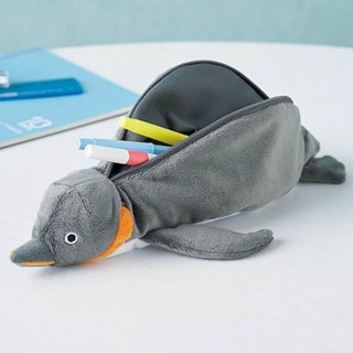 日本Magnets動物造型可愛立體收納袋/鉛筆盒/筆袋(企鵝款)