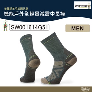 Smartwool 機能戶外全輕量減震中長襪 深鼠尾草綠【野外營】SW001614G51 襪子 登山襪 美麗諾羊毛