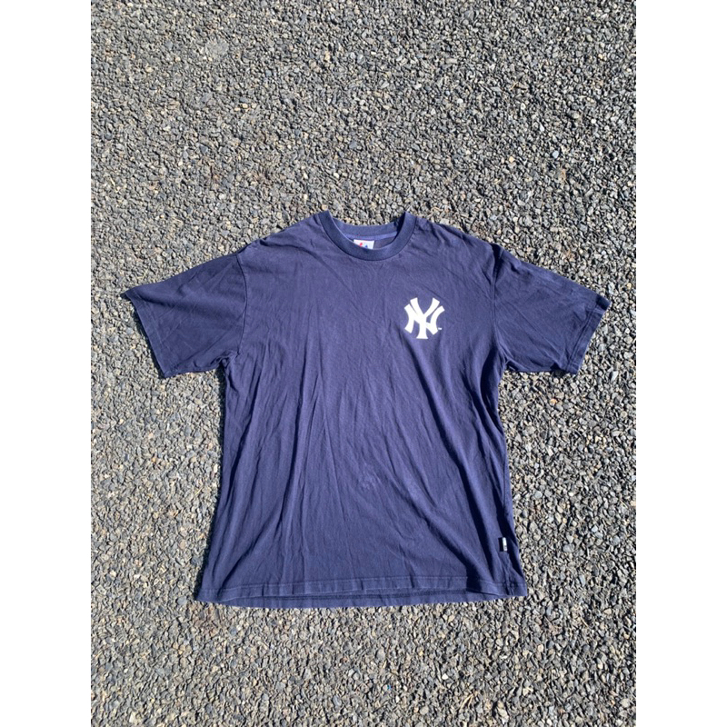 Vintage Majestic MLB Yankees Wang Jersey T-Shirt 紐約洋基隊王建民T恤