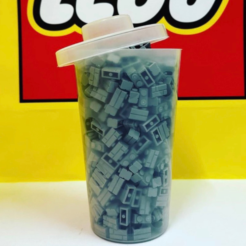 LEGO 樂高 98283 10305 淺灰色 1×2 磚型磚 城堡磚 零件杯大杯裝