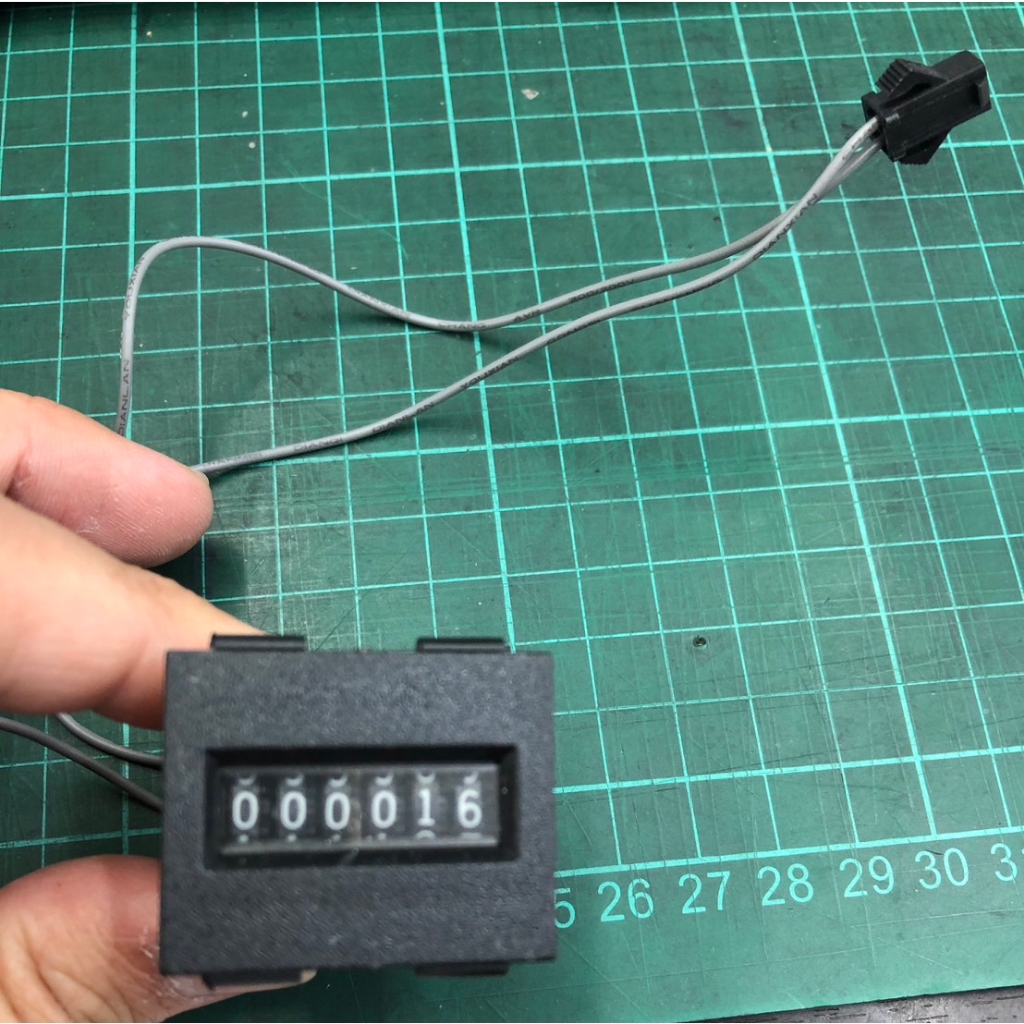 全新現貨 機械式碼表計數器 六位數計數器 機械表 12V 飛絡力 冠興 娃娃機 投幣計數器 出貨計數器