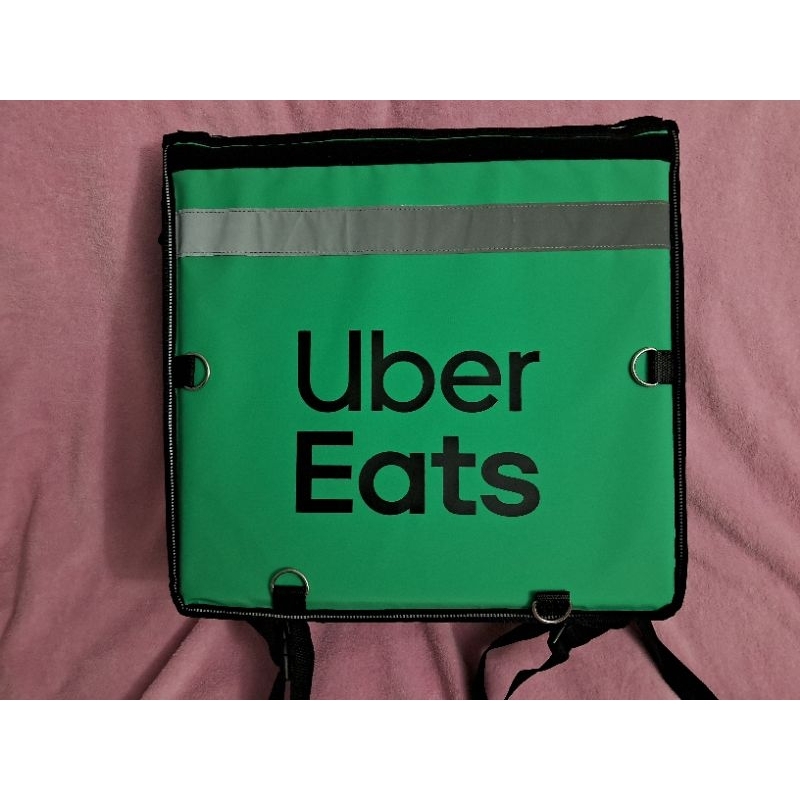 [託售] 近全新 未使用 UberEats 外送袋 保溫袋 有背帶 背心尺寸M