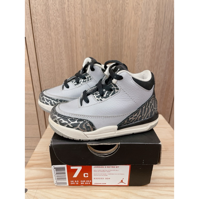 JORDAN 3 RETRO BT 7C/13cm 喬丹童鞋