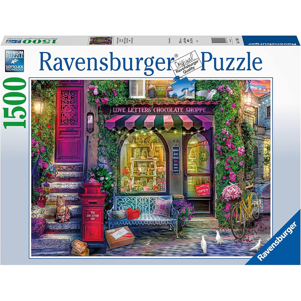 德國Ravensburger 維寶拼圖-情書巧克力店(1500P)