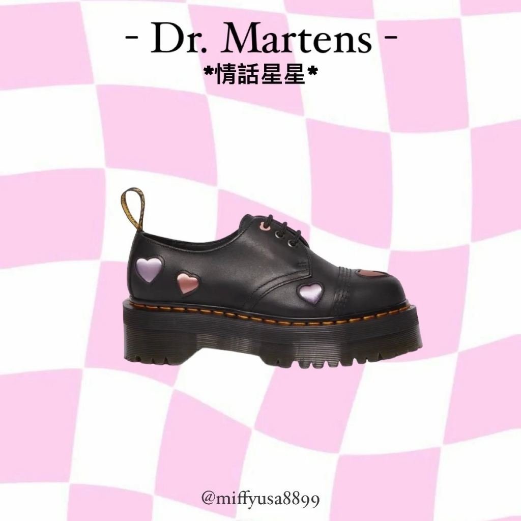 *米菲美國* Dr. Martens Leather Heart Platform 1461 馬丁 馬汀 三孔 厚底 情