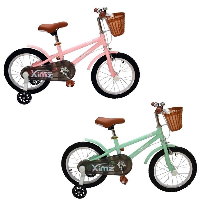 板橋【uni-baby】CHING CHING 親親 日系馬卡16吋腳踏車 (粉色/綠色)SX16-09