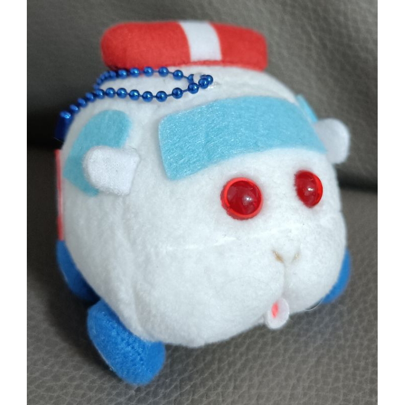 * 降價出清 日本 天竺鼠車車 救護車車 造型 沙包 絨毛 玩偶 娃娃 珠鍊 吊飾