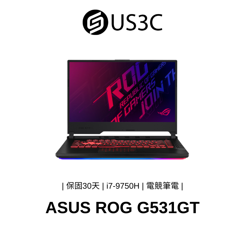 ASUS G531GT 15吋 FHD i7-9750H 16G 1TB HDD+1TB SSD GTX1650-4G