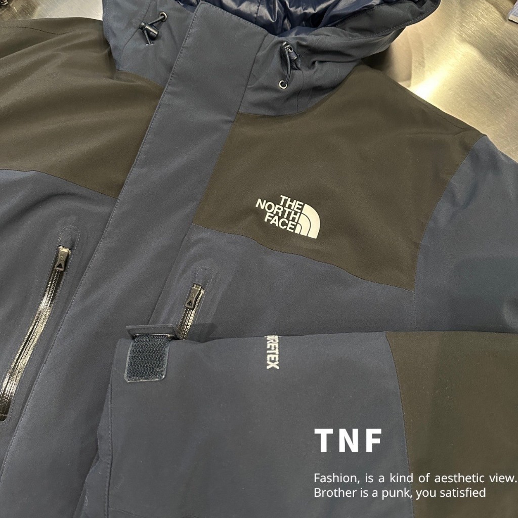 [二手] THE NORTH FACE 北臉 戶外防水保暖羽絨服 冬季 男款 藍色 SIZE : M (Z1300)