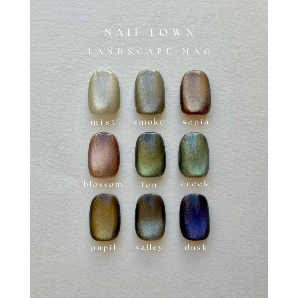 Nail Town Gel合作系列ATELIER NUI.原創Mag Color 貓眼膠 01〜09