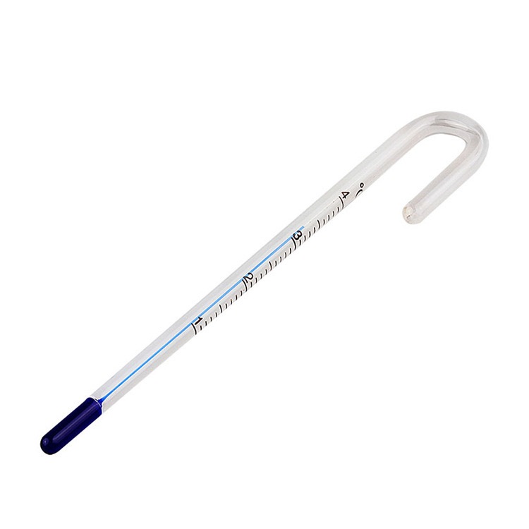 【水族批發】掛式溫度計 拐杖溫度計 水溫計 掛勾溫度計 水族溫度計 拐杖式溫度計 掛式玻璃溫度計