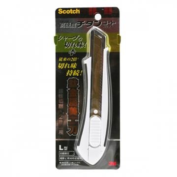 【3M】★Scotch 高硬度鈦金屬美工刀(S型/L型) 小刀片高級碳鋼材 美工刀 3M