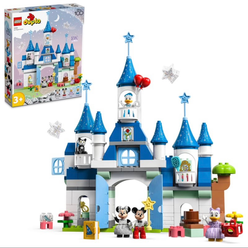 LEGO 樂高 得寶系列 10998 三合一魔法城堡(迪士尼城堡 幼兒玩具積木 DIY積木)
