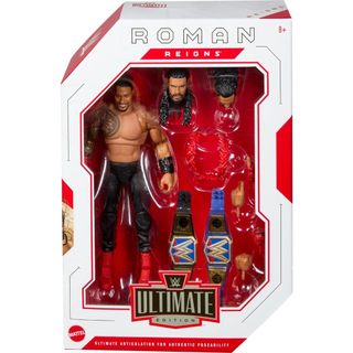 ☆阿Su倉庫☆WWE摔角 Roman Reigns Ultimate Elite 20 大狗雙冠軍最新款終極精華版人偶