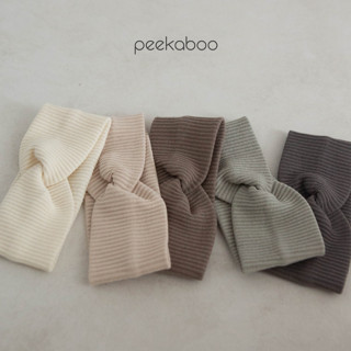 Peekaboo 素色扭結羅紋髮帶【現貨】新生兒髮帶 男寶 嬰兒髮帶 寶寶髮帶 兒童髮飾 洗臉髮帶 韓國童裝