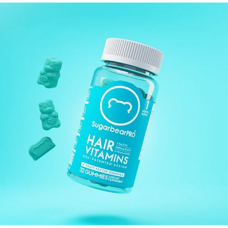 (預購) Sugarbear Pro Hair Vitamin Vegan Gummies 頭髮維他命軟糖