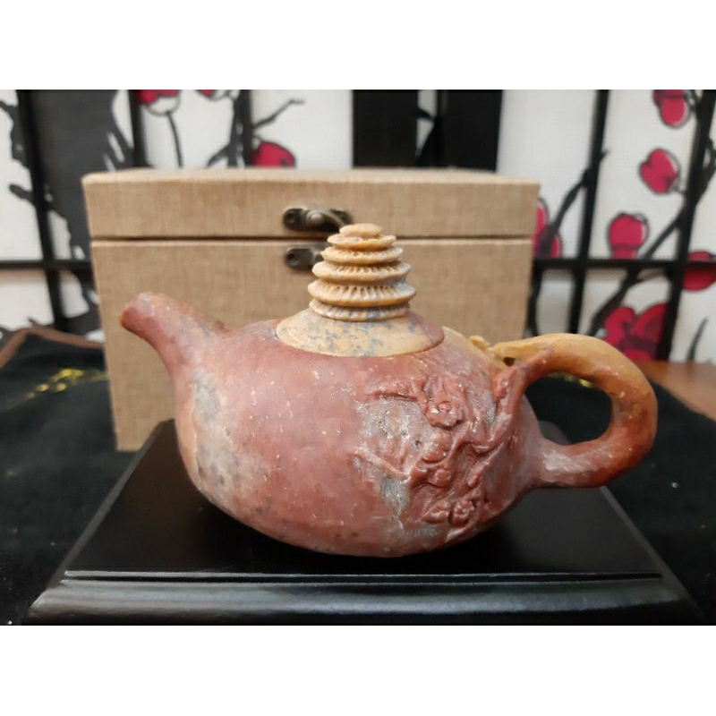 【收藏級】壽山石手工雕茶壺
