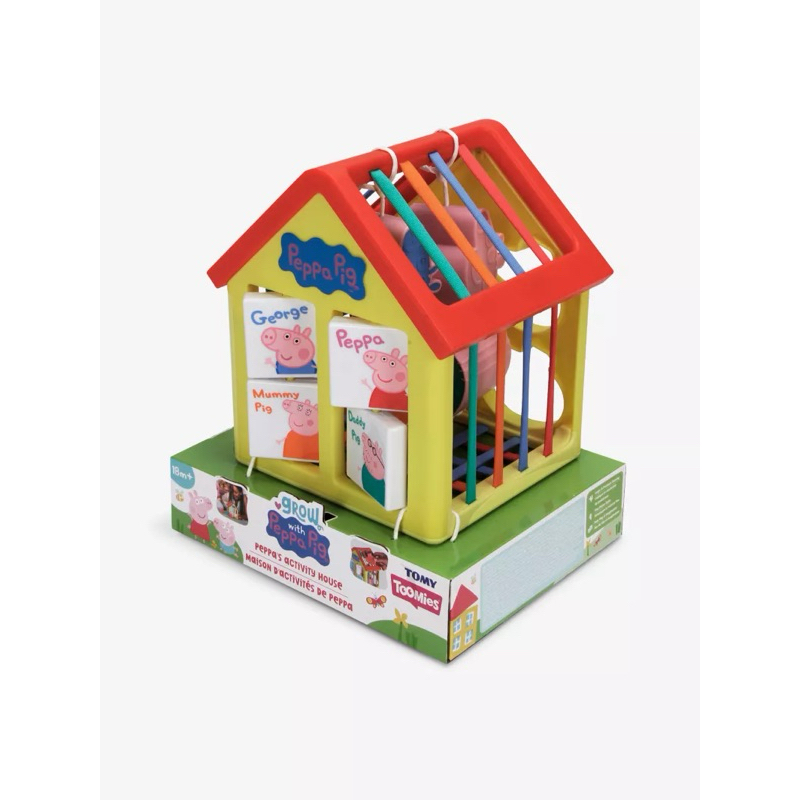 🔥現貨‼️正版 Peppa Pig粉紅豬小妹 佩佩豬 觸覺玩具小屋 益智玩具