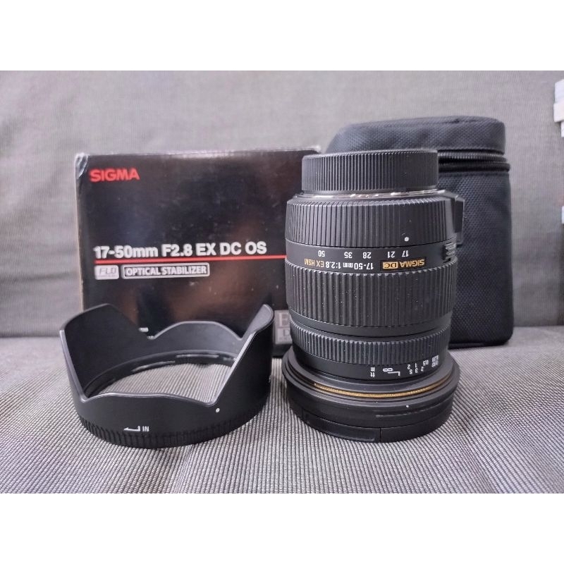 Sigma 17-50mm F2.8 EX DC OS NIKON F卡口 二手。@qaz0921253625下標