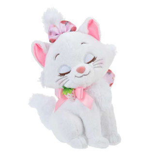 日本代購 草莓限定 迪士尼 瑪麗貓 時尚貓 玩偶 娃娃