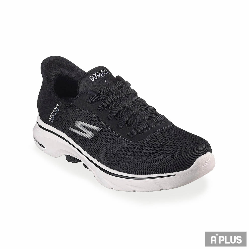 SKECHERS 男 走路健走鞋 瞬穿系列GO WALK 7 黑色 -216648BKW